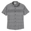 Men's Tonal Stripe Button Up Short Sleeve Shirt