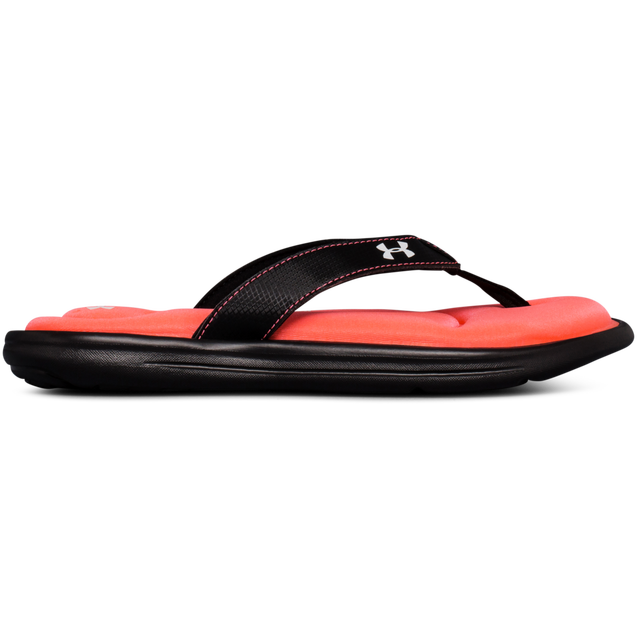 Women's Marbella VII Flip-Flop Sandal - Black/Pink UNDER ARMOUR