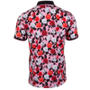 Men's Rose Printed Short Sleeve Shirt