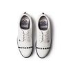 Women's Stud Cap Toe Spikeless Golf Shoe - White/Navy