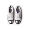 Women's Cap Toe Gallivanter Spikeless Golf Shoe - White/Silver