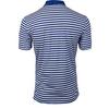 Men's College Stripe Stretch Mesh Short Sleeve Shirt