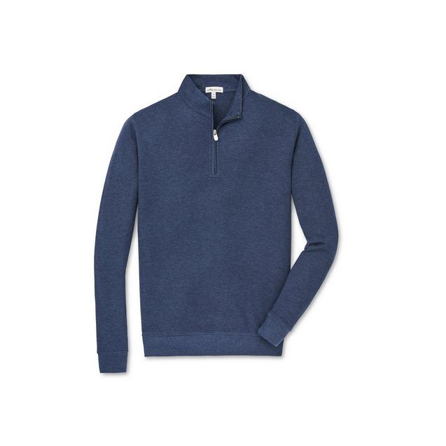 Chandail Crown Comfort Interlock à glissière 1/4 pour hommes PETER MILLAR