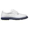 Men's Embossed Skull Gallivanter Spikeless Golf Shoe - White/Blue