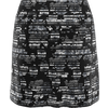 Jupe-short Stainglass Floral en tricot de 18 po pour femmes