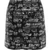 Jupe-short Stainglass Floral en tricot de 18 po pour femmes