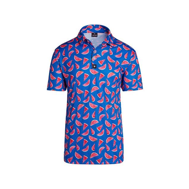 Men's Watermelon Short Sleeve Polo BAD BIRDIE