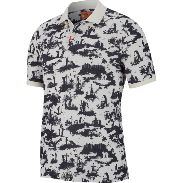 Nike toile golf shirt sale