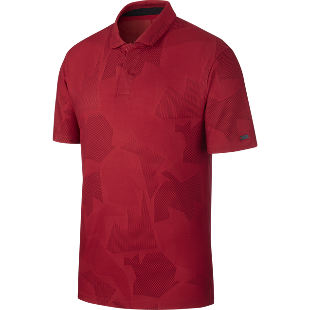 Men's TW Camo Jacquard Short Sleeve Polo NIKE