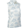 Women's Dry Printed Toile Sleeveless Polo