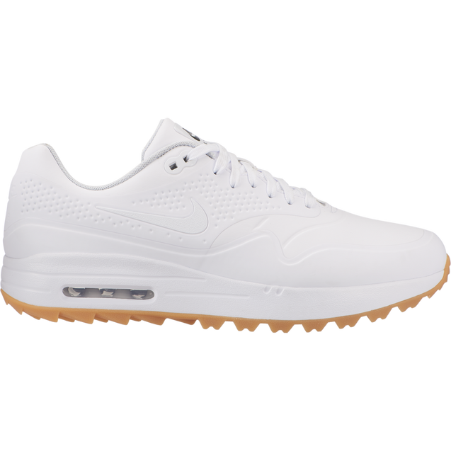 Chaussures Air Max 1 G sans crampons pour hommes - Blanc/Brun pâle