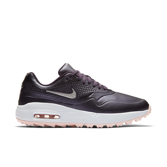 Women's Air Max 1 G Spikeless Golf Shoe - Dark Grey/Pink | NIKE