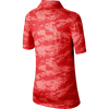 Boy's Dry Print Short Sleeve Polo