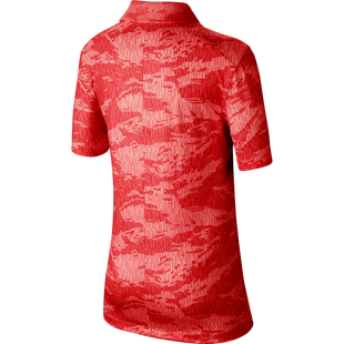 Boy's Dry Print Short Sleeve Polo