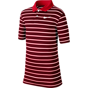 Boy's Dry Victory Stripe Short Sleeve Polo