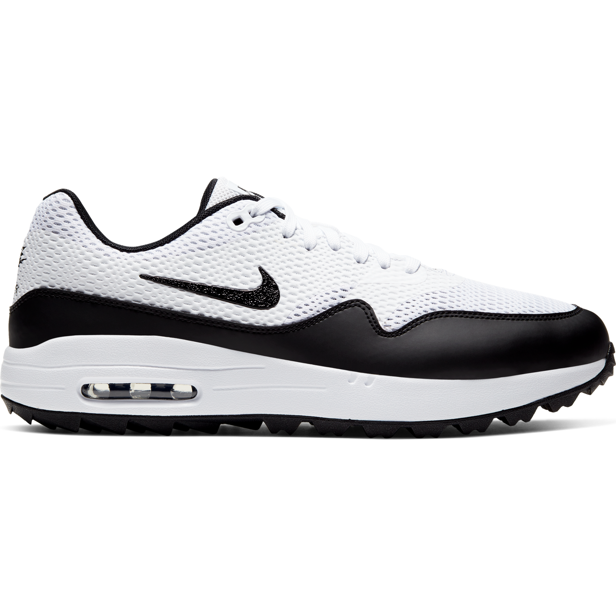 nike air max black golf shoes