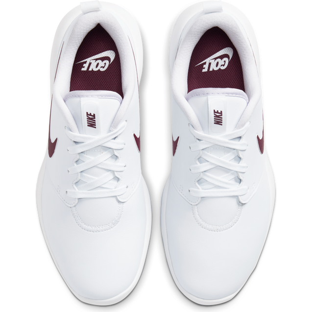 Women s Roshe G Tour Spiked Golf Shoe White Purple NIKE Golf Shoes Women s Golf Town Limited