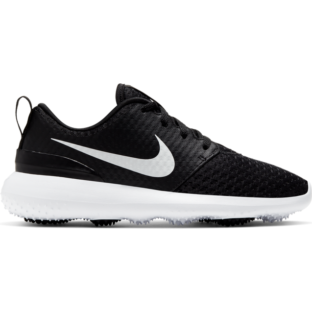 Junior Roshe G  Spikeless Golf Shoe - Black/White NIKE