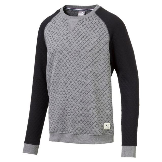 Men's Quilted Crew Sweater PUMA