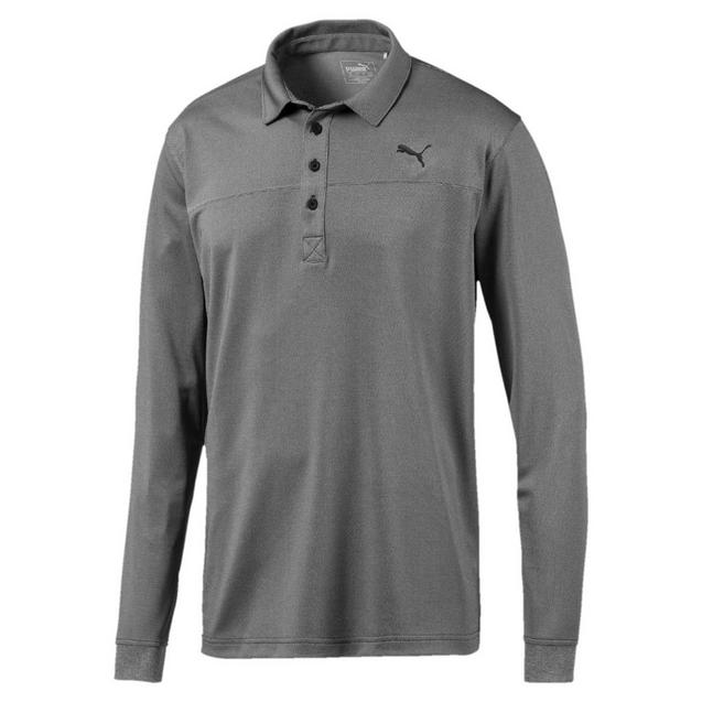 Polo chiné à manches longues pour hommes PUMA