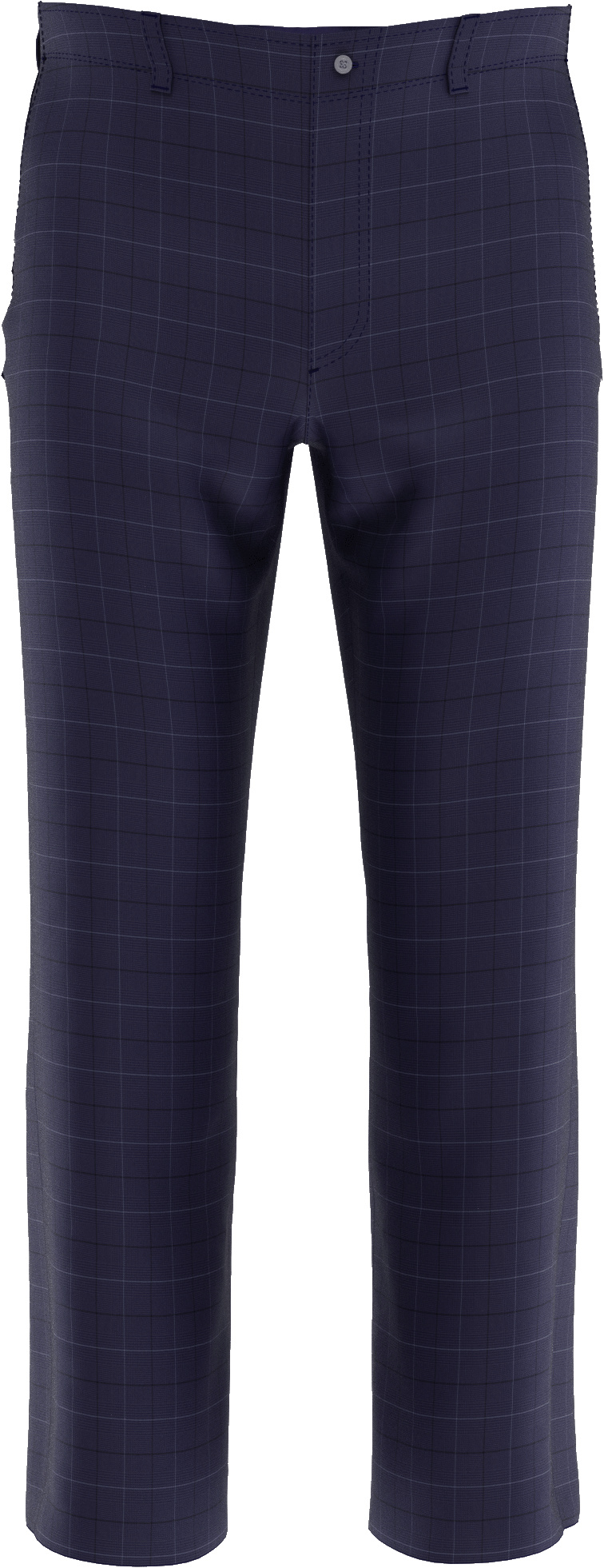 Men\'s Glen Plaid Pant with Active Waistband
