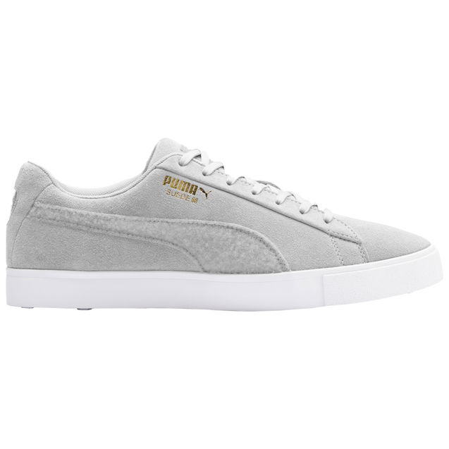 Men's Suede G Patch LE Spikeless Golf Shoe - Light Grey