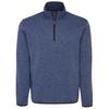 Men's Heather Knit Fleece Sweater