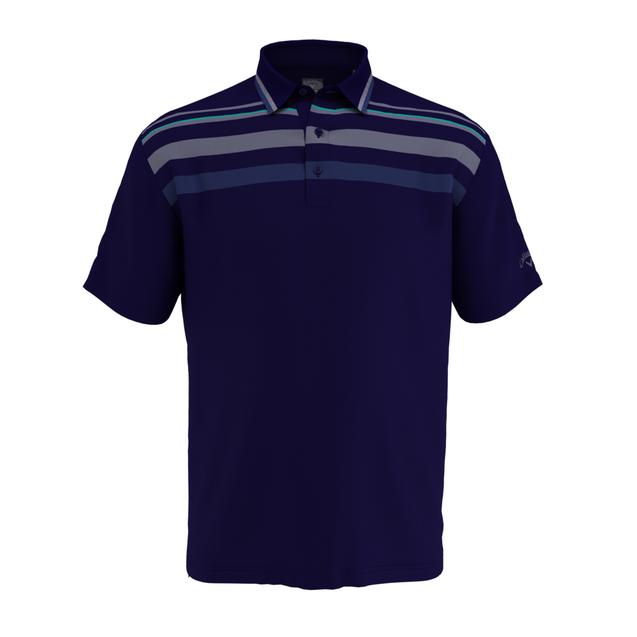 Men's Birdseye Chest Stripe Short Sleeve Shirt