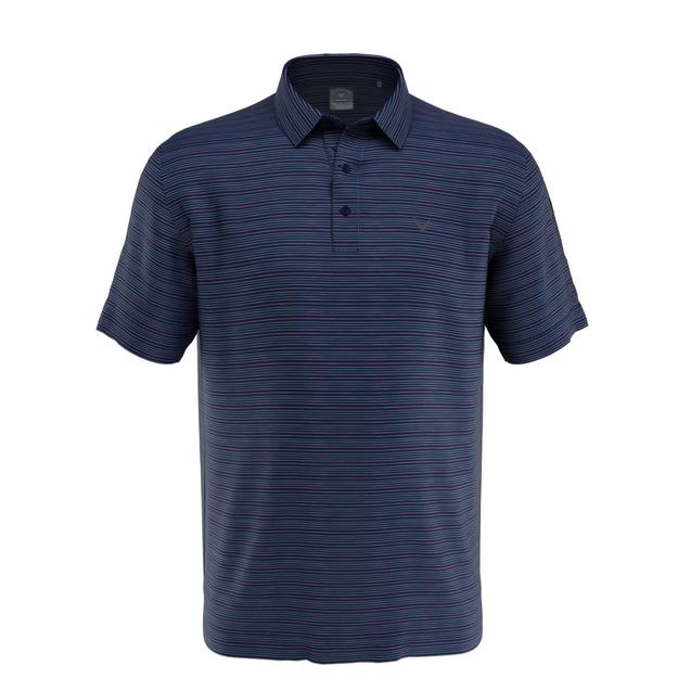 Men's Marled Texture Stripe Short Sleeve Shirt