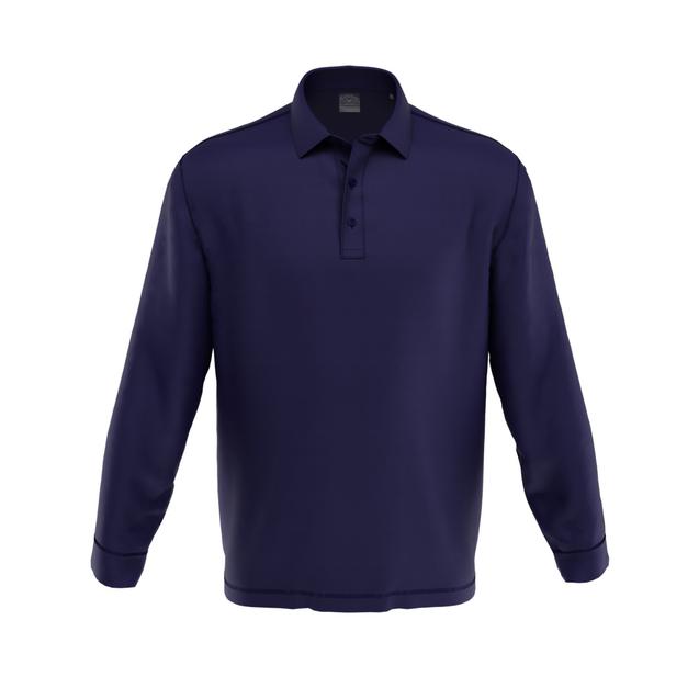 Polo French Terry à manches longues pour hommes