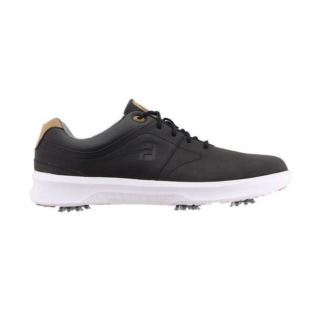 Men's Contour Spiked Golf Shoe - Black FOOTJOY
