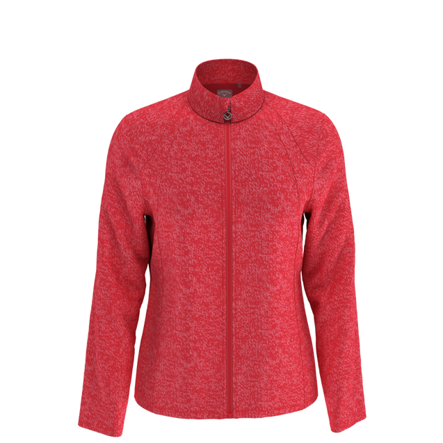 Women's Fleece Full Zip Sweater Jacket CALLAWAY