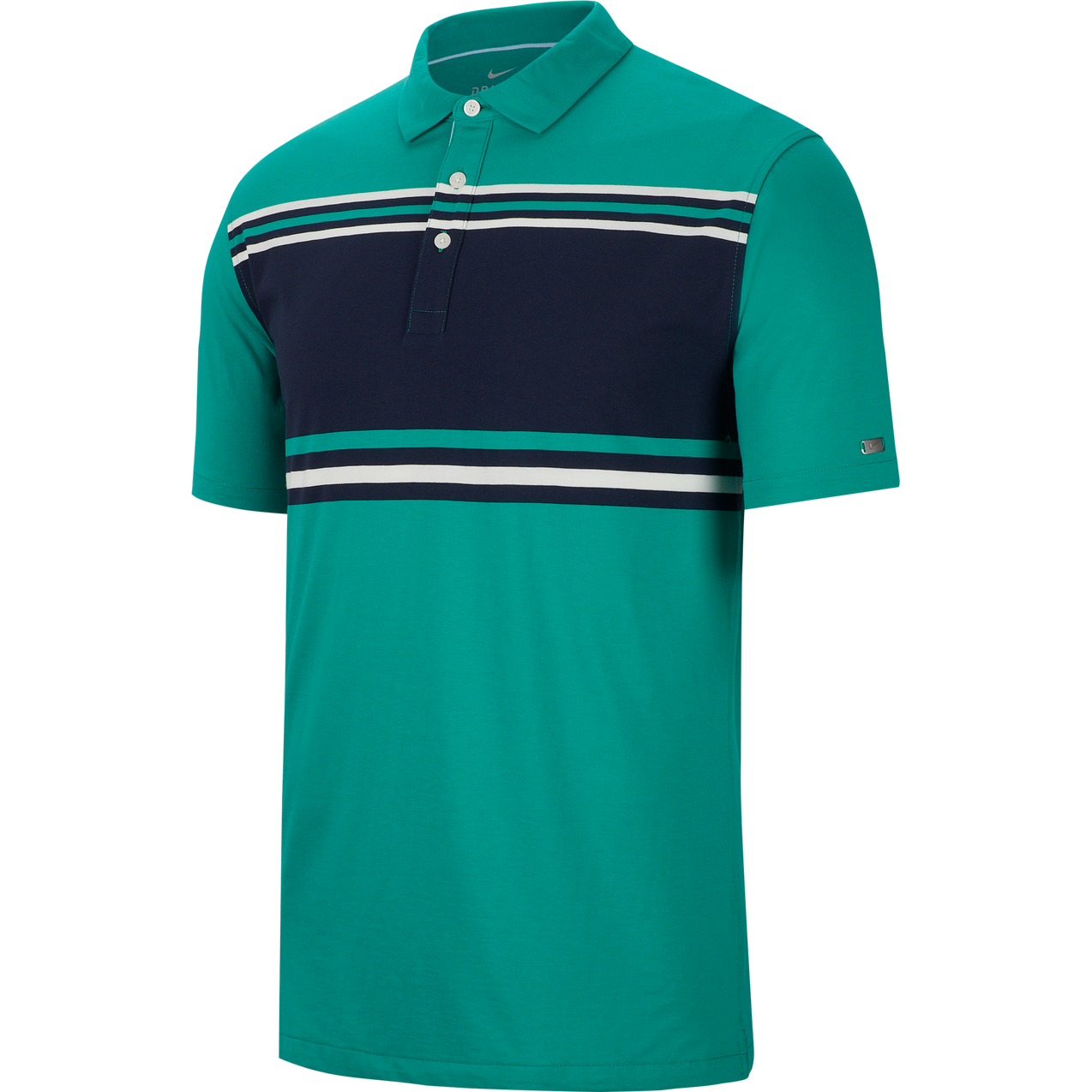 Men's Dry Player Stripe Short Sleeve Polo