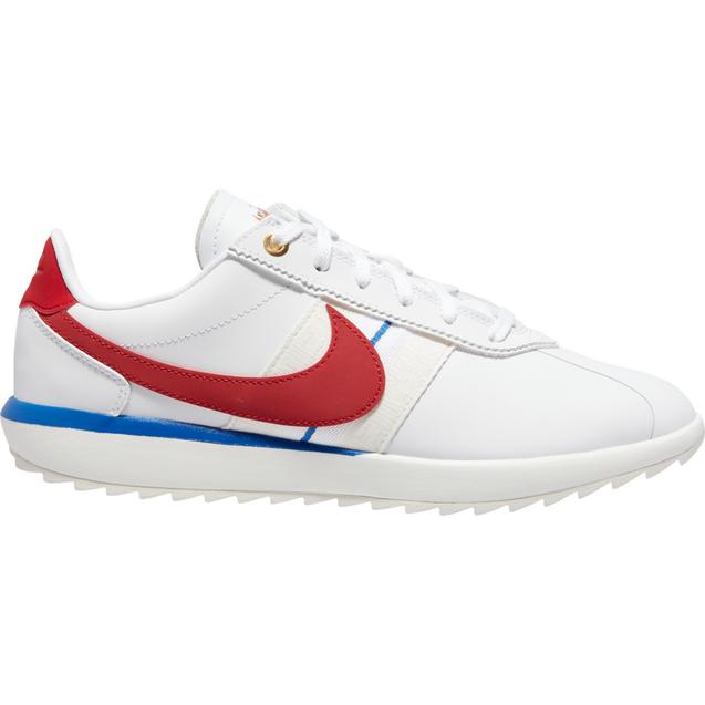 Women's Cortez G Spikeless Golf Shoe - White/Red/Blue