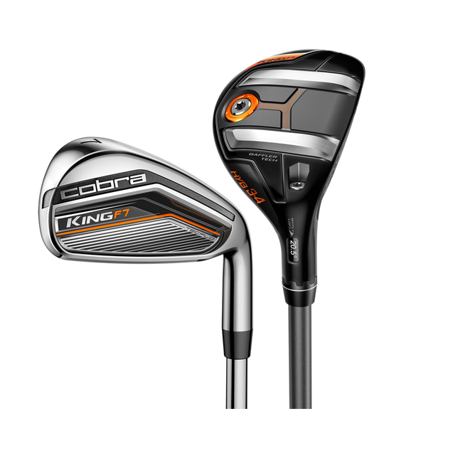 King F7 4H 5-PW Combo Iron Set with Steel Shafts COBRA