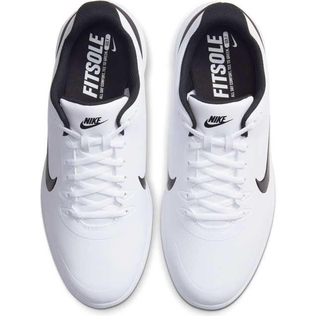 Infinity G Spikeless Golf Shoe - White/Black | NIKE | Golf