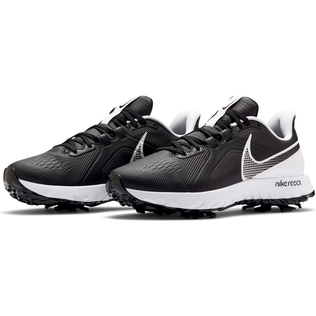 Men's React Infinity Pro Spiked Golf Shoe - Black/White | NIKE