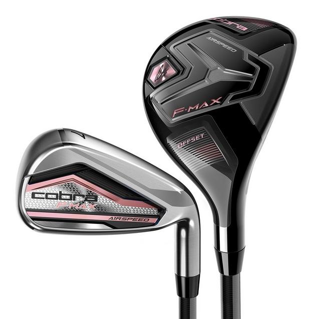 Women's F-MAX Airspeed 5H 6H 7-PW SW Combo Iron Set with Graphite