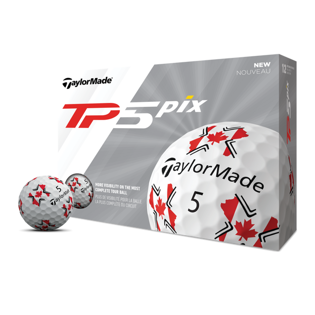 TP5 Pix Golf Balls - Canada Edition | TAYLORMADE | Golf Balls