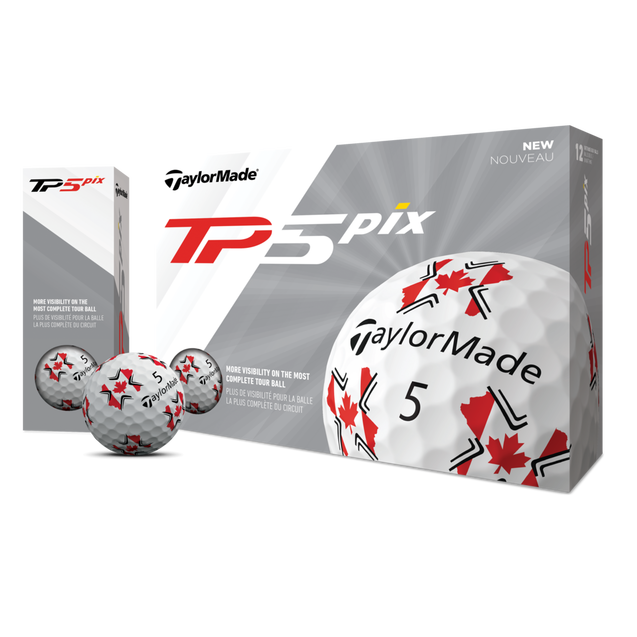 TP5 Pix Golf Balls - Canada Edition TAYLORMADE