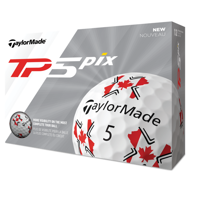TP5 Pix Golf Balls - Canada Edition | TAYLORMADE | Golf Balls