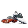 Men's Plaid Saddle Gallivanter Spikeless Golf Shoe - White/Navy/Green