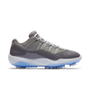Chaussures Air Jordan 11 à crampons pour hoimmes - Gris/Blanc