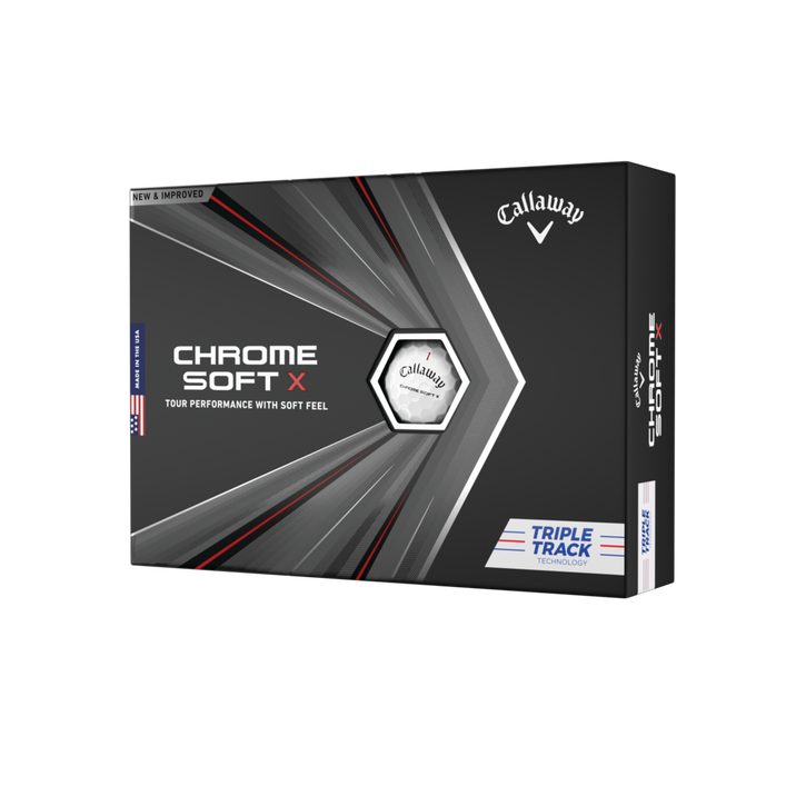 2020 Chrome Soft X Triple Track Golf Balls