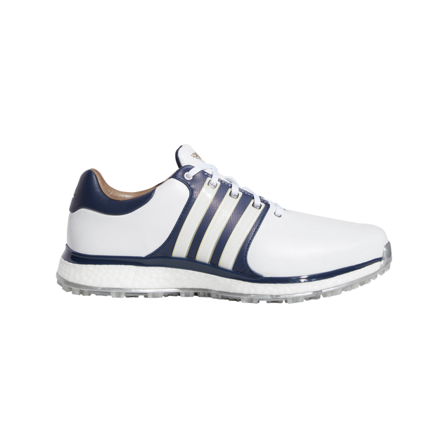 Men's Tour360 XT Spikeless Golf Shoe - White/Navy/Gold ADIDAS