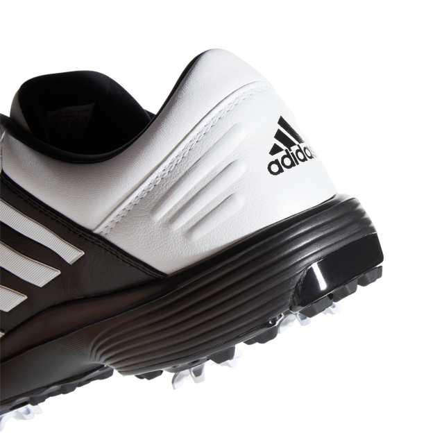 Men s 360 Bounce 2 Spiked Golf Shoe White Black Silver ADIDAS Golf Shoes Men s Golf Town Limited