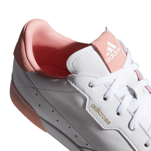 adidas gazelle silver green womens adidas Retrocross 25 Spikeless Golf Shoes - Women's - Cloud White / Wonder Taupe / Warm Clay main image 0
