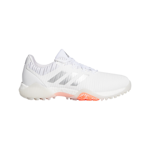 Women's CODECHAOS Spikeless Golf Shoe - White/Silver/Coral