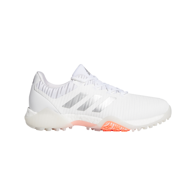Women's CODECHAOS Spikeless Golf Shoe - White/Silver/Coral ADIDAS