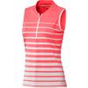 Women's Stripe Sleeveless Polo